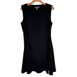 Karl Lagerfeld Paris Womens Sleeveless Black Fit & Flare Dress Size 12 new